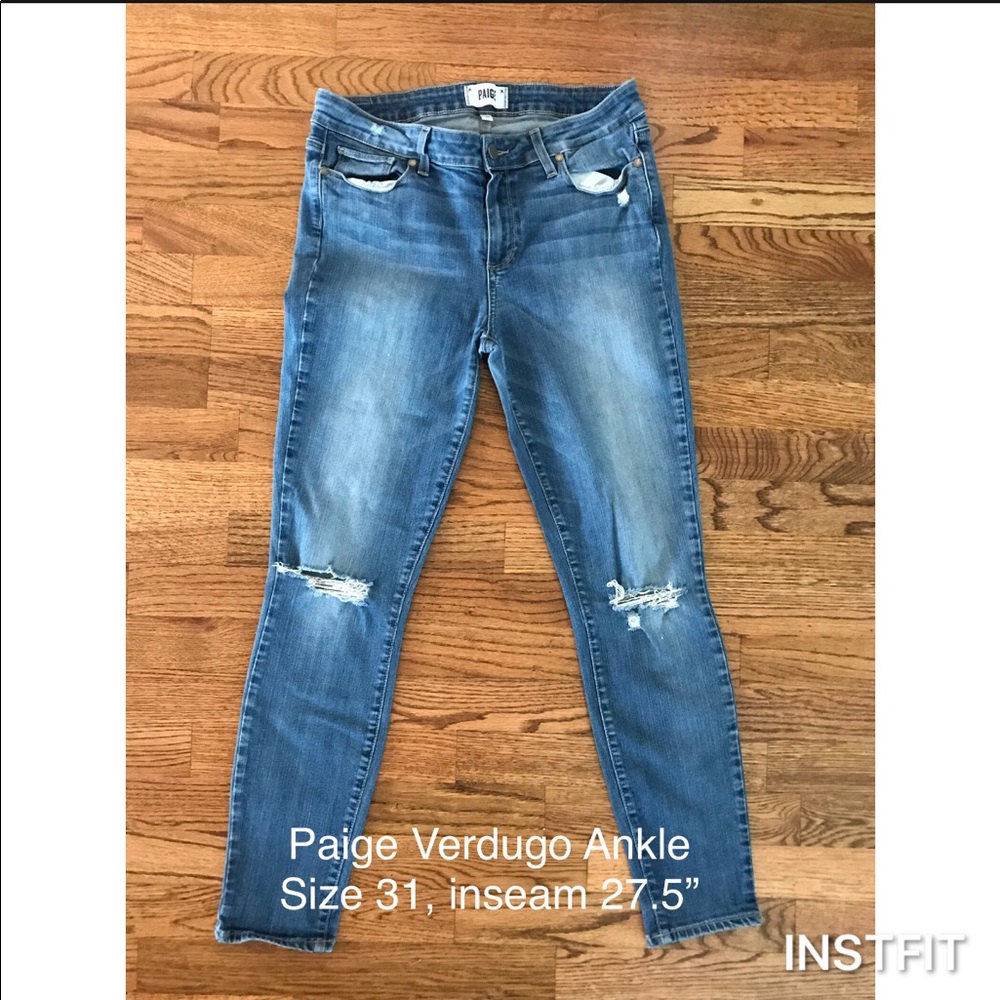 Paige Denim Verdugo Ankle size 31